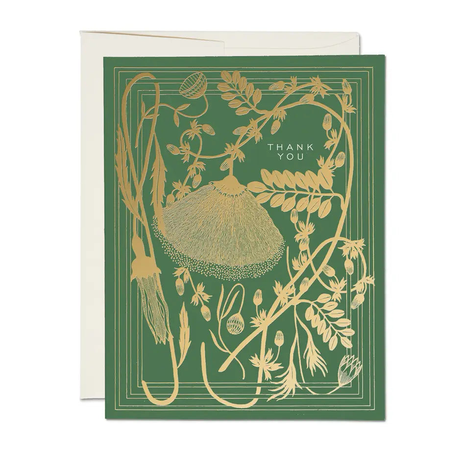 Sage Thank You Greeting Card