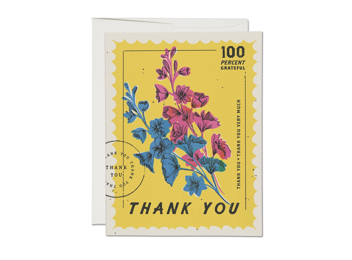 100 Percent Thank You Greeting Card