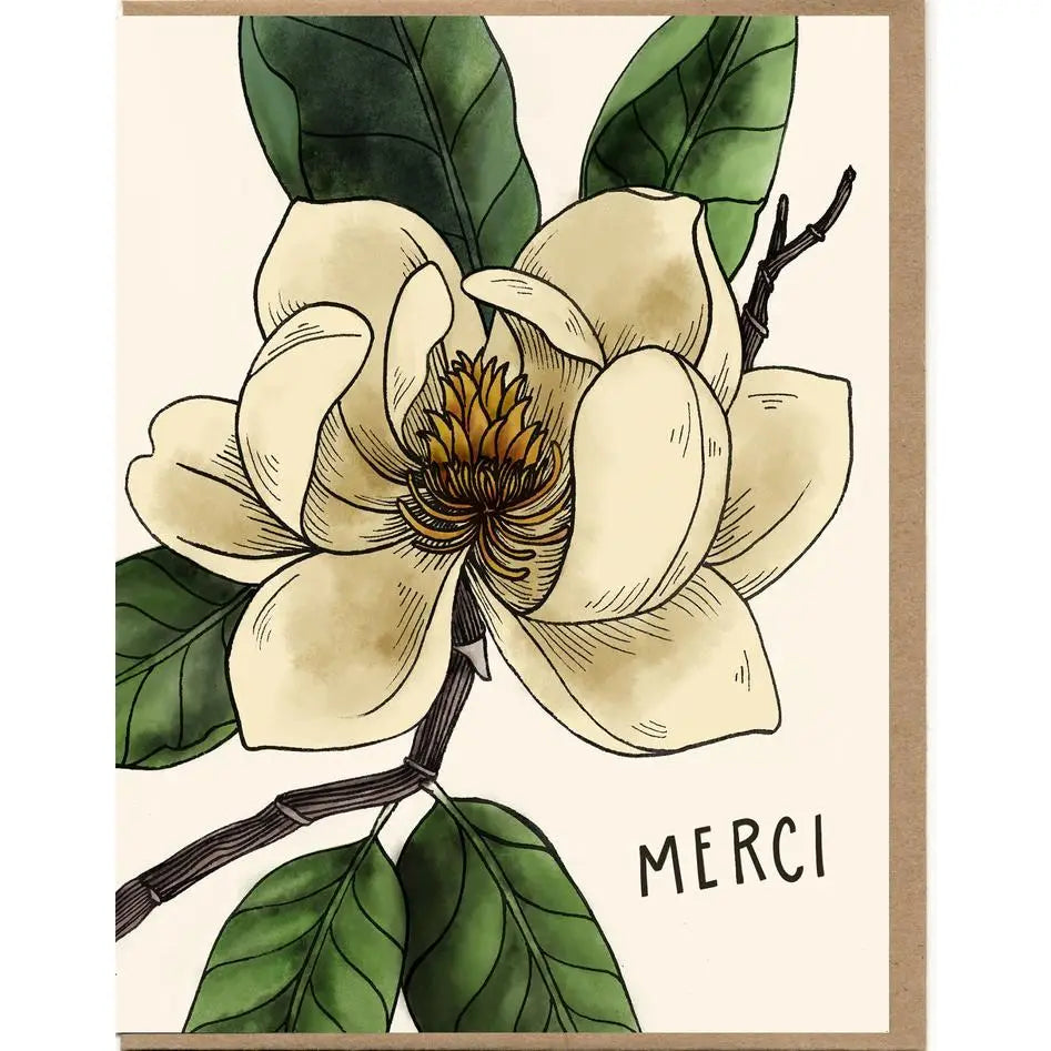 Merci Magnolia Card