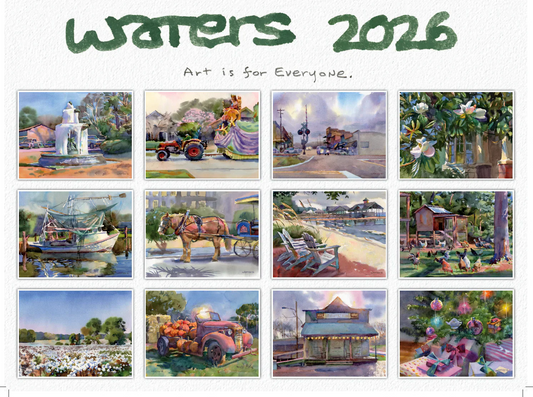 2026 Wyatt Waters Calendar signed