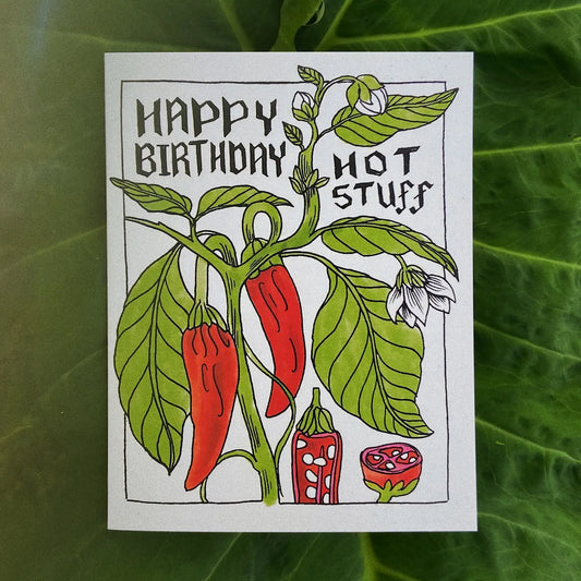 Happy Birthday Hot Stuff Card