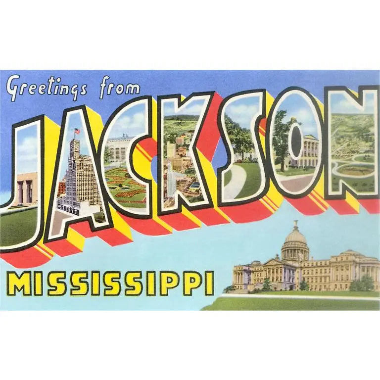 Postcard MP-160 Greetings from Jackson