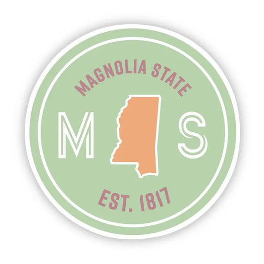 Magnolia State Mississippi Sticker