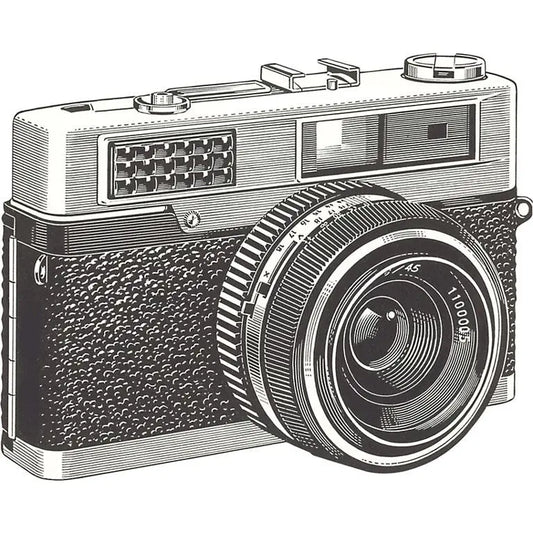 Sticker PH-170 Camera with Built-in Flash