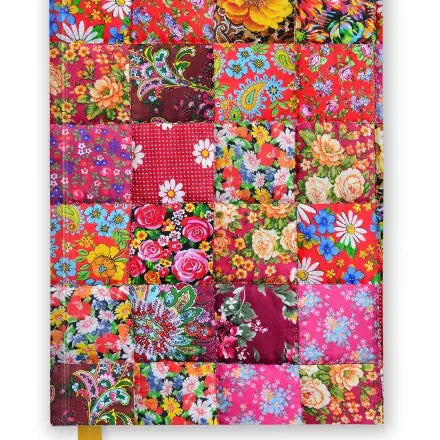 Floral Patchwork Quilt Journal