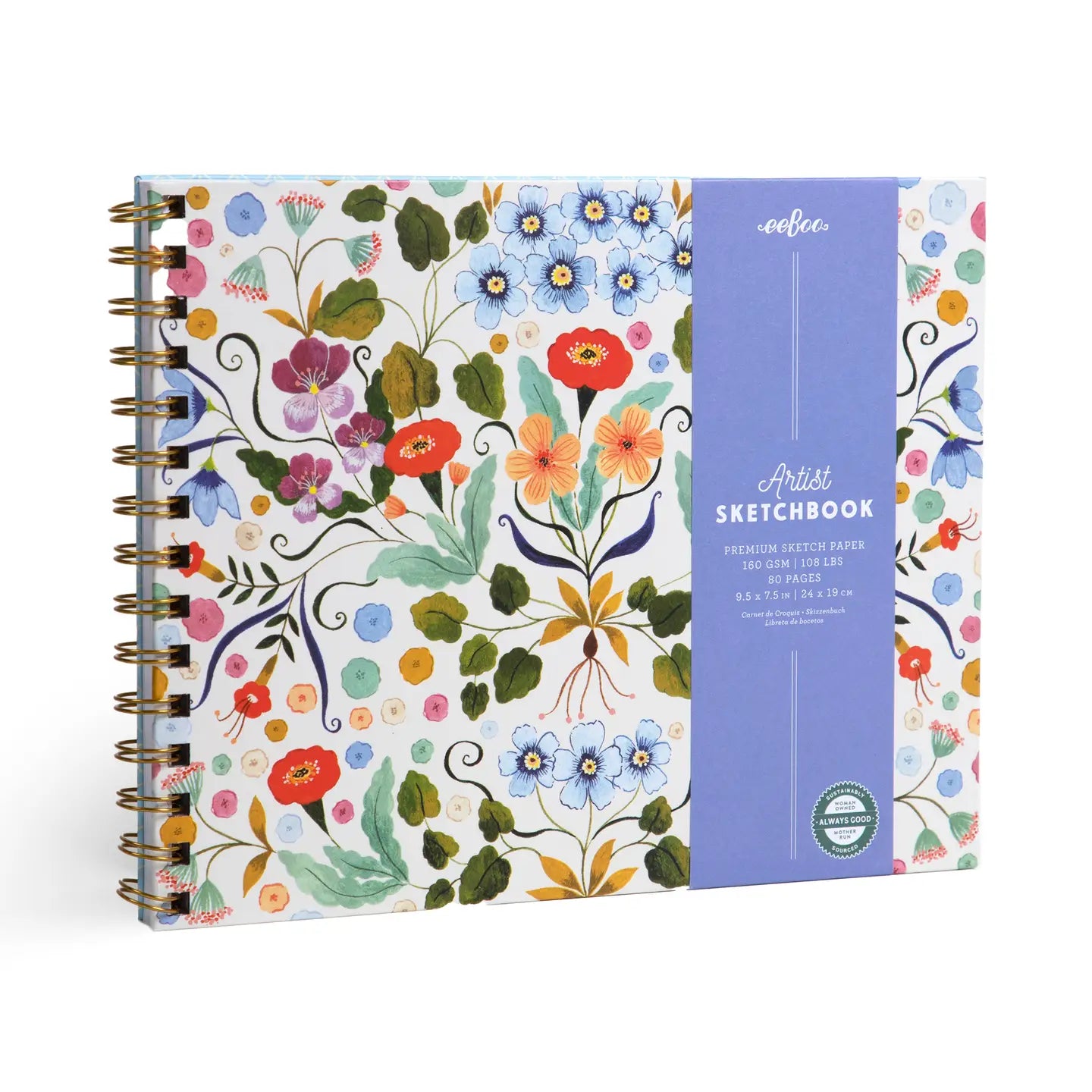 Flora's Hardcover Artist Sketchbook