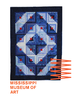 MMA Blue Quilt Magnet