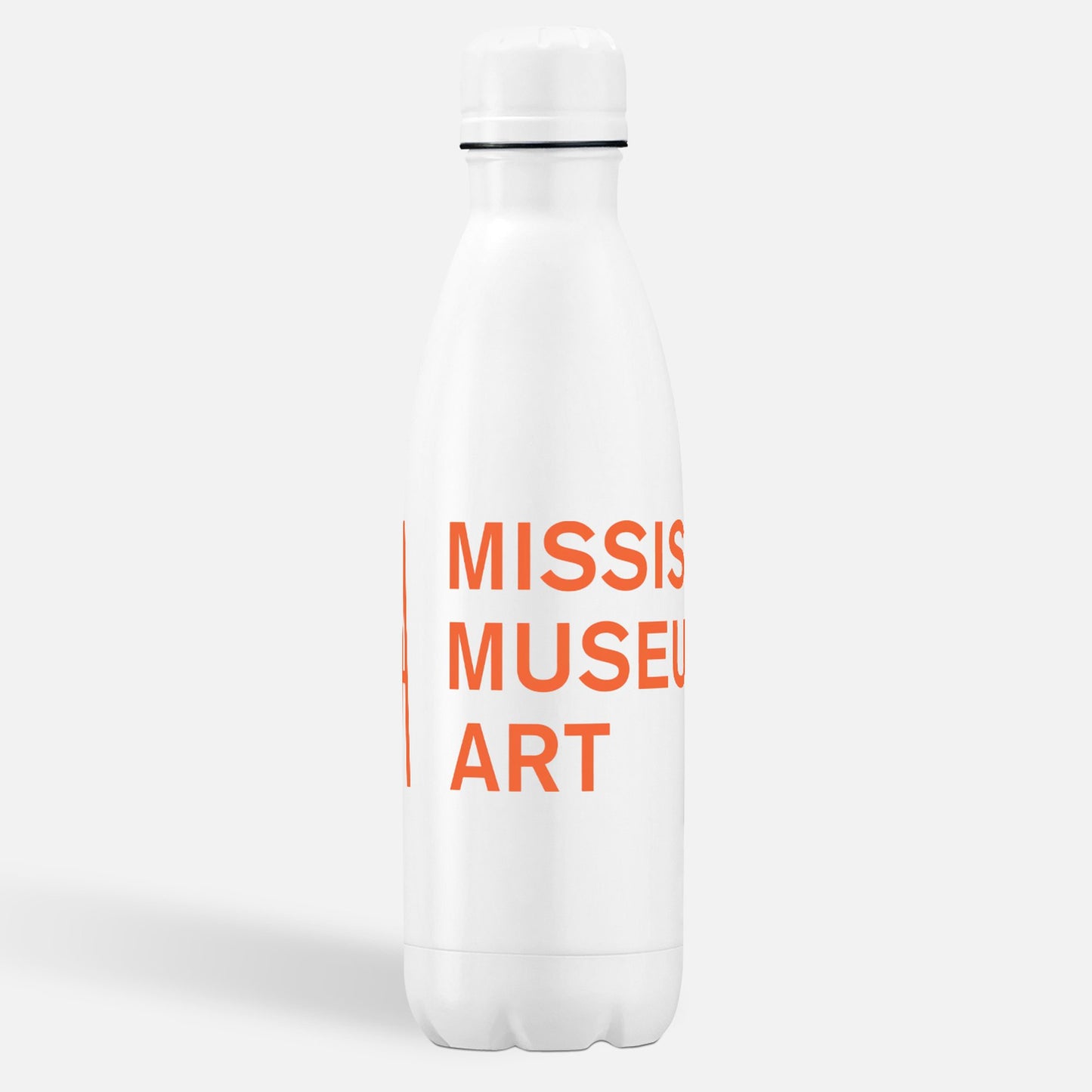 MMA White Metal Waterbottle