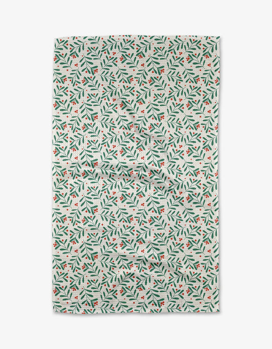 Merry Berry Cherry Red Tea Towel