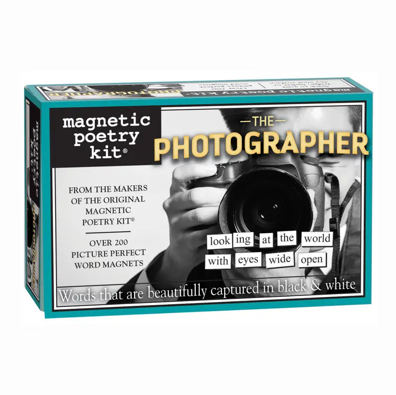 The Photographer Magnetic Poetry Kit