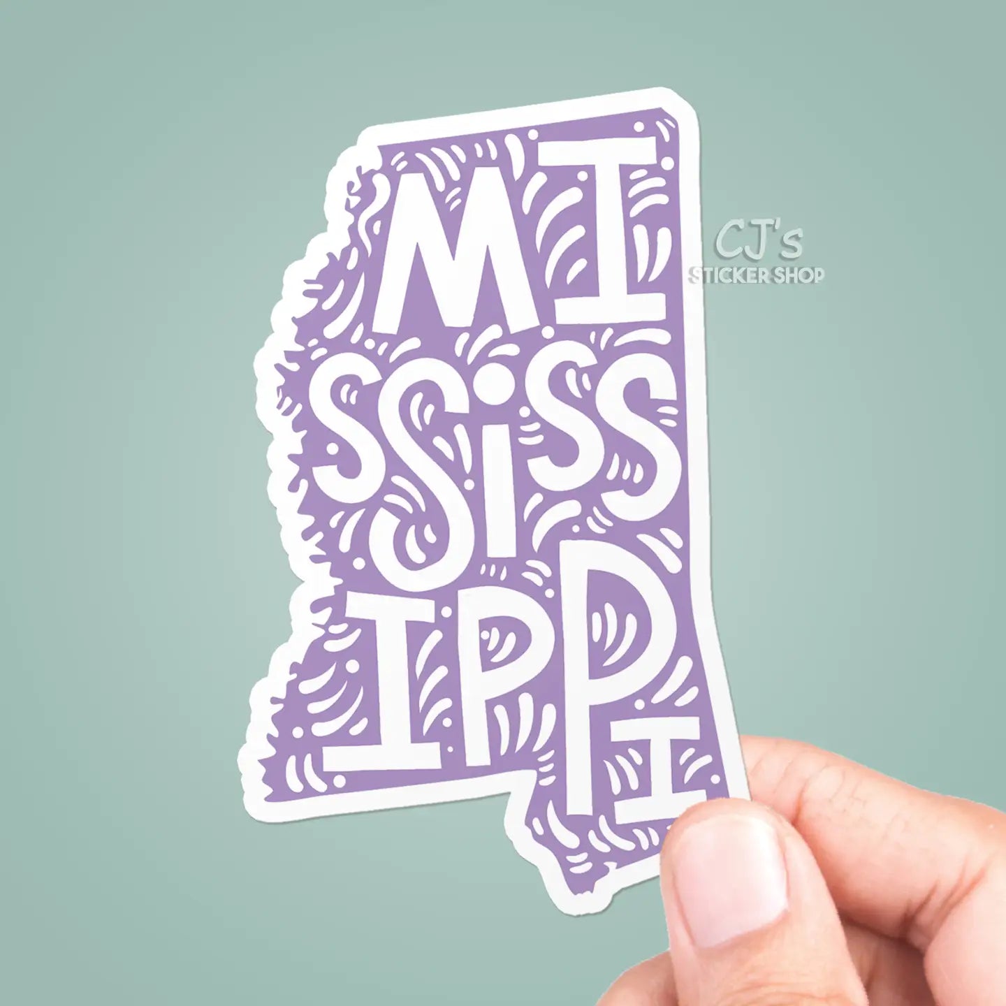 Mississippi State Colorful Sticker Vinyl Decal