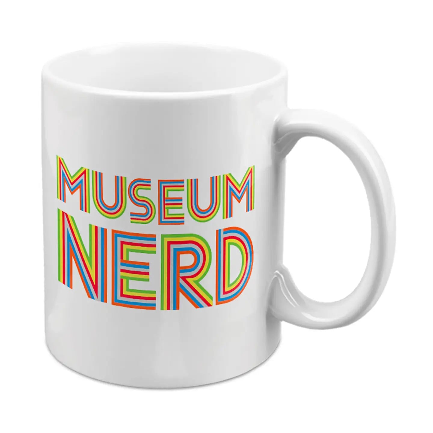 Museum Nerd White Mug