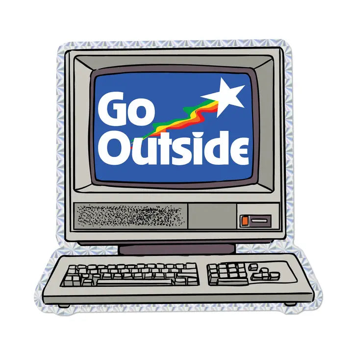 Go Outside Sticker