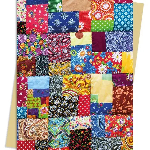 Patchwork Quilt Greeting Card