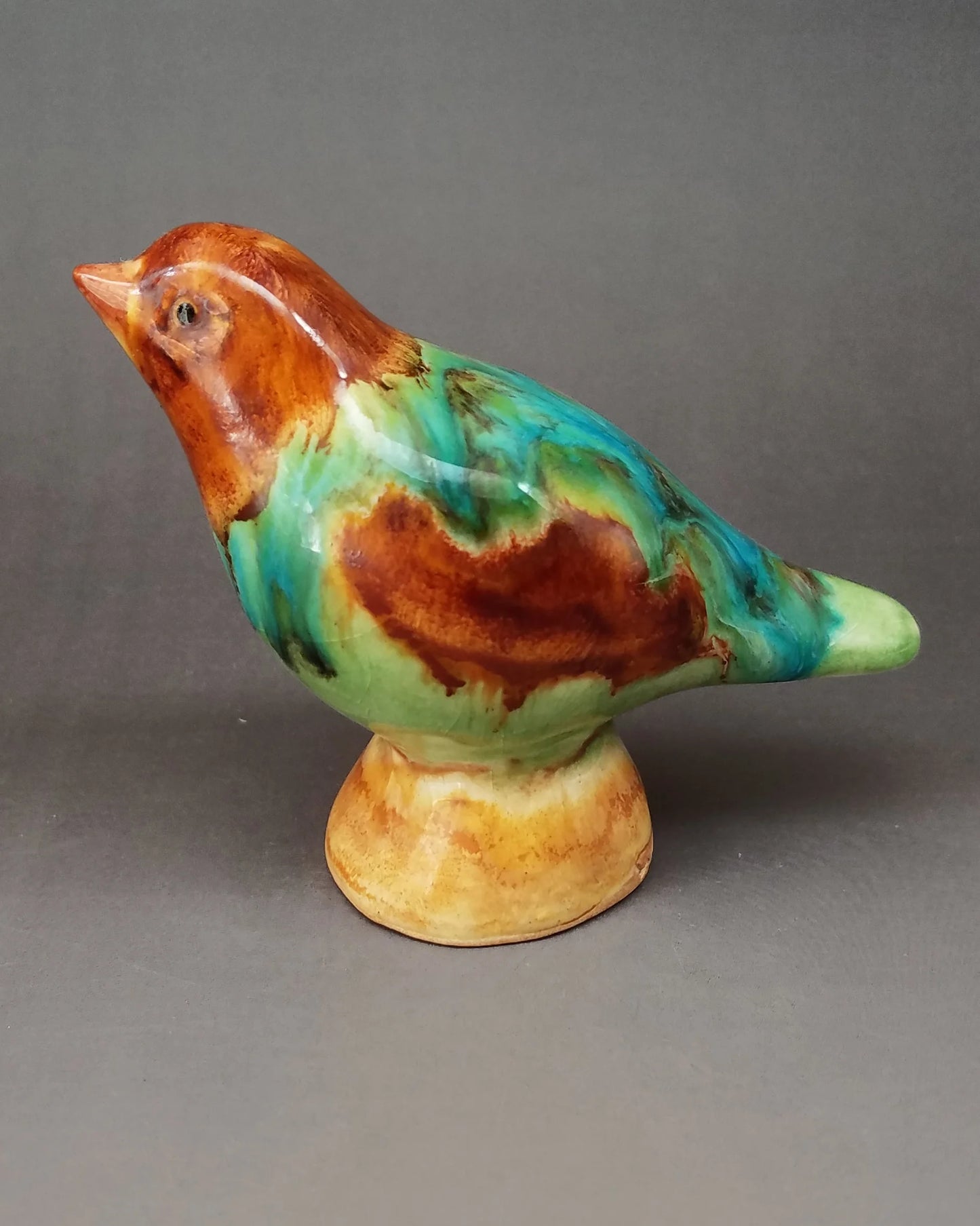 Tail Horizontal in Dark Blue and Orange
